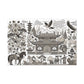 Enchanted Eastern Panorama: Vintage-Inspired Mythical Art Print - Chinese Folk Art