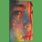 Color Dream Visage - Original Tie-dye Style Portrait Wall Art
