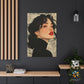 Vintage Glamour Gaze - Original Art Deco Style Portrait Wall Art