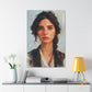 Angular Elegance - Original Low Poly Style Portrait Wall Art - NeoDIGITALis ARTimata