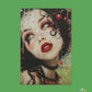 Cherry Dream Gaze - Original Pop Surrealism Style Portrait Wall Art - NeoDIGITALis ARTimata