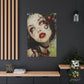 Cherry Dream Gaze - Original Pop Surrealism Style Portrait Wall Art - NeoDIGITALis ARTimata