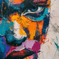 Color Emotion Portrait - Original Abstract Expressionist Style Portrait Wall Art - NeoDIGITALis ARTimata