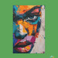 Color Emotion Portrait - Original Abstract Expressionist Style Portrait Wall Art - NeoDIGITALis ARTimata