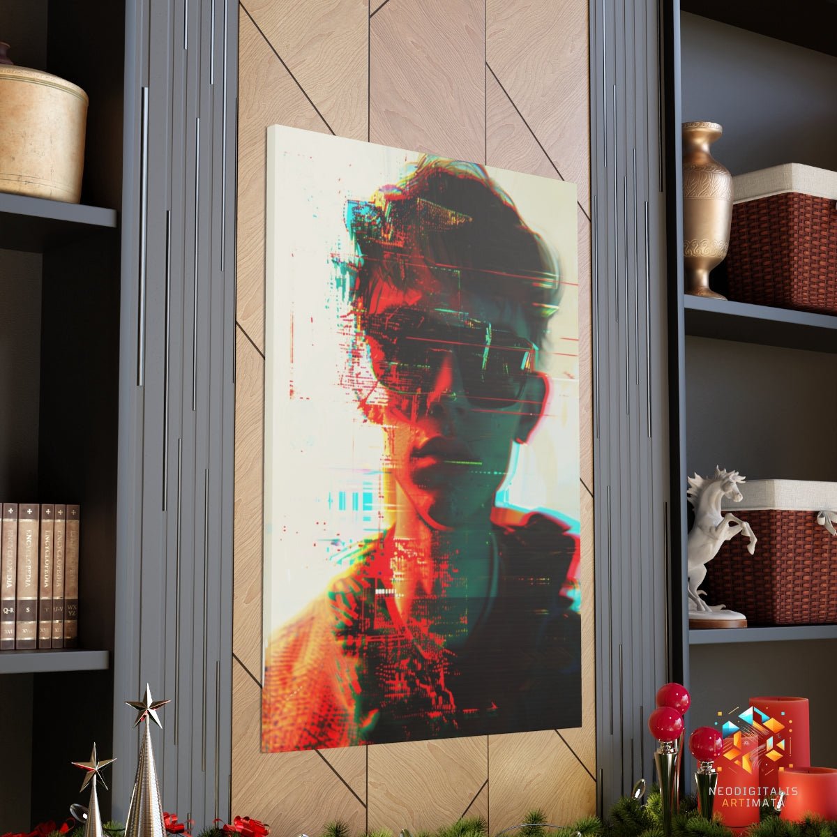 Digital Disruption Shades - Original Glitch Style Portrait Wall Art - NeoDIGITALis ARTimata