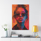 Digital Dream Diva - Original Glitch Style Portrait Wall Art - NeoDIGITALis ARTimata