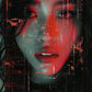 Digital Dystopia Dreams - Original Glitch Style Portrait Wall Art - NeoDIGITALis ARTimata