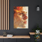 Digital Emotion Tapestry - Original Datamoshing Style Portrait Wall Art - NeoDIGITALis ARTimata