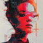 Digital Identity Echoes - Original Glitch Style Portrait Wall Art - NeoDIGITALis ARTimata