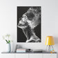 Ethereal Bone Dance - Original X-ray effect Style Portrait Wall Art - NeoDIGITALis ARTimata