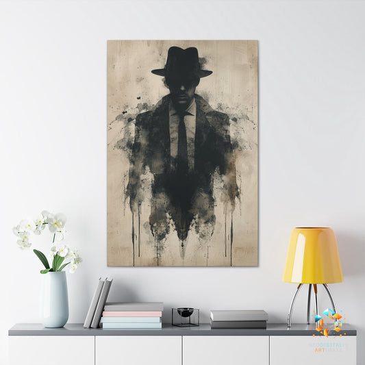 Ethereal Elegance Unveiled - Original Rorschach Ink_blots Style Portrait Wall Art - NeoDIGITALis ARTimata