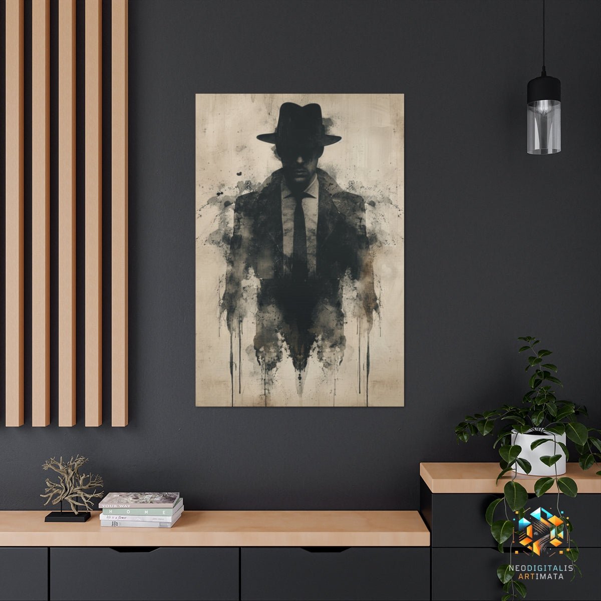 Ethereal Elegance Unveiled - Original Rorschach Ink_blots Style Portrait Wall Art - NeoDIGITALis ARTimata