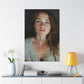 Ethereal Gaze - Original Meander Style Portrait Wall Art - NeoDIGITALis ARTimata