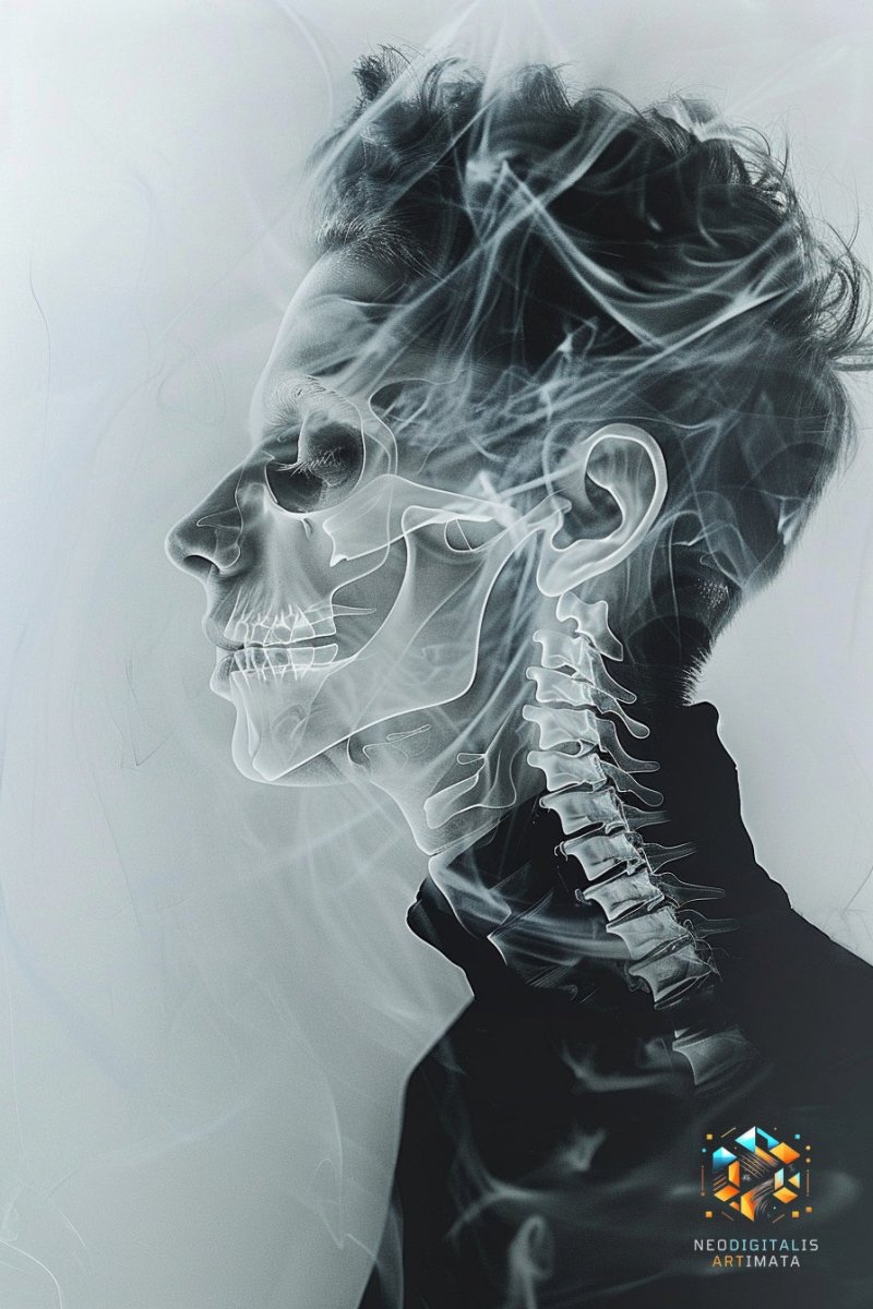 Ethereal Reveal - Original X-ray effect Style Portrait Wall Art - NeoDIGITALis ARTimata