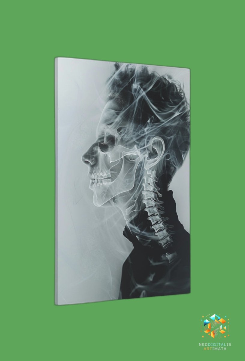 Ethereal Reveal - Original X-ray effect Style Portrait Wall Art - NeoDIGITALis ARTimata