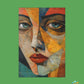 Fragmented Gaze Gallery - Original Cubism Style Portrait Wall Art - NeoDIGITALis ARTimata