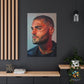 Geometric Gaze - Original Low Poly Style Portrait Wall Art - NeoDIGITALis ARTimata