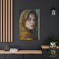 Golden Gaze Mystique - Original Arabesque Style Portrait Wall Art - NeoDIGITALis ARTimata