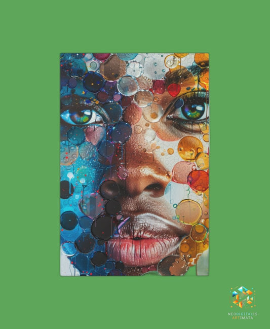 Mosaic Gaze Gallery - Original Bubble Wrap Style Portrait Wall Art - NeoDIGITALis ARTimata