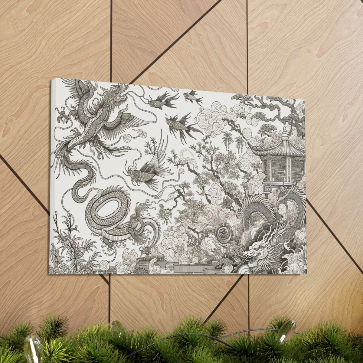 Mystic Dragon Serenity - Chinese Wall Art - NeoDIGITALis ARTimata