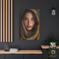 Mystic Gaze Tapestry - Original Arabesque Style Portrait Wall Art - NeoDIGITALis ARTimata