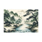 Mystic River Panorama - Chinese Brush Wall Art - NeoDIGITALis ARTimata