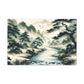 Mystic River Panorama - Chinese Brush Wall Art - NeoDIGITALis ARTimata