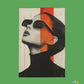 Mystique Modernista - Original Bauhaus Style Portrait Wall Art - NeoDIGITALis ARTimata