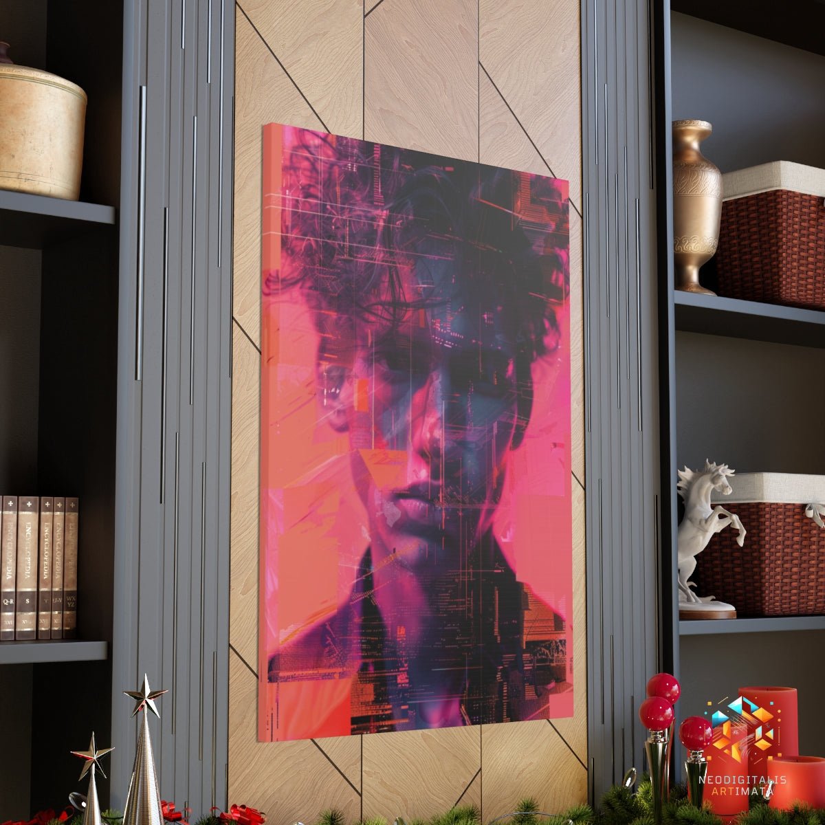 Pixelated Persona - Original Glitch Style Portrait Wall Art - NeoDIGITALis ARTimata