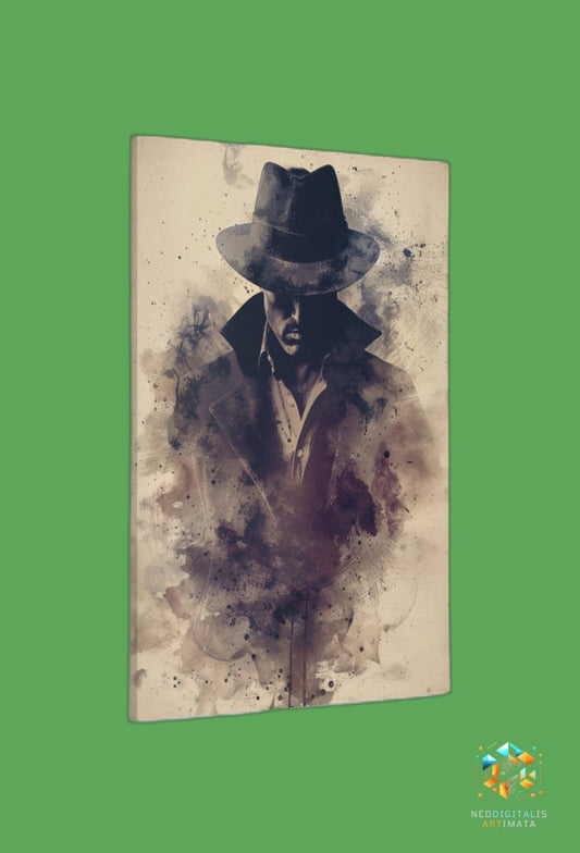 Shadowed Secrets Unveiled - Original Rorschach Ink_blots Style Portrait Wall Art - NeoDIGITALis ARTimata