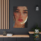 Sunlit Glance - Original Vexel Style Portrait Wall Art - NeoDIGITALis ARTimata