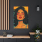 Sunset Freckle Splash - Original Vector Style Portrait Wall Art - NeoDIGITALis ARTimata