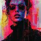 Vivid Digital Pulse - Original Glitch Style Portrait Wall Art - NeoDIGITALis ARTimata