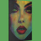 Vivid Soul Strokes - Original Pop Surrealism Style Portrait Wall Art - NeoDIGITALis ARTimata