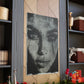 Weathered Soul Gaze - Original Etching Style Portrait Wall Art - NeoDIGITALis ARTimata