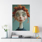 Whimsical Gaze Enchantment - Original Claymation Style Portrait Wall Art - NeoDIGITALis ARTimata