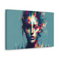 Chromatic Synthesis Portrait - Glitch Wall Art - Neodigitalis Artimata