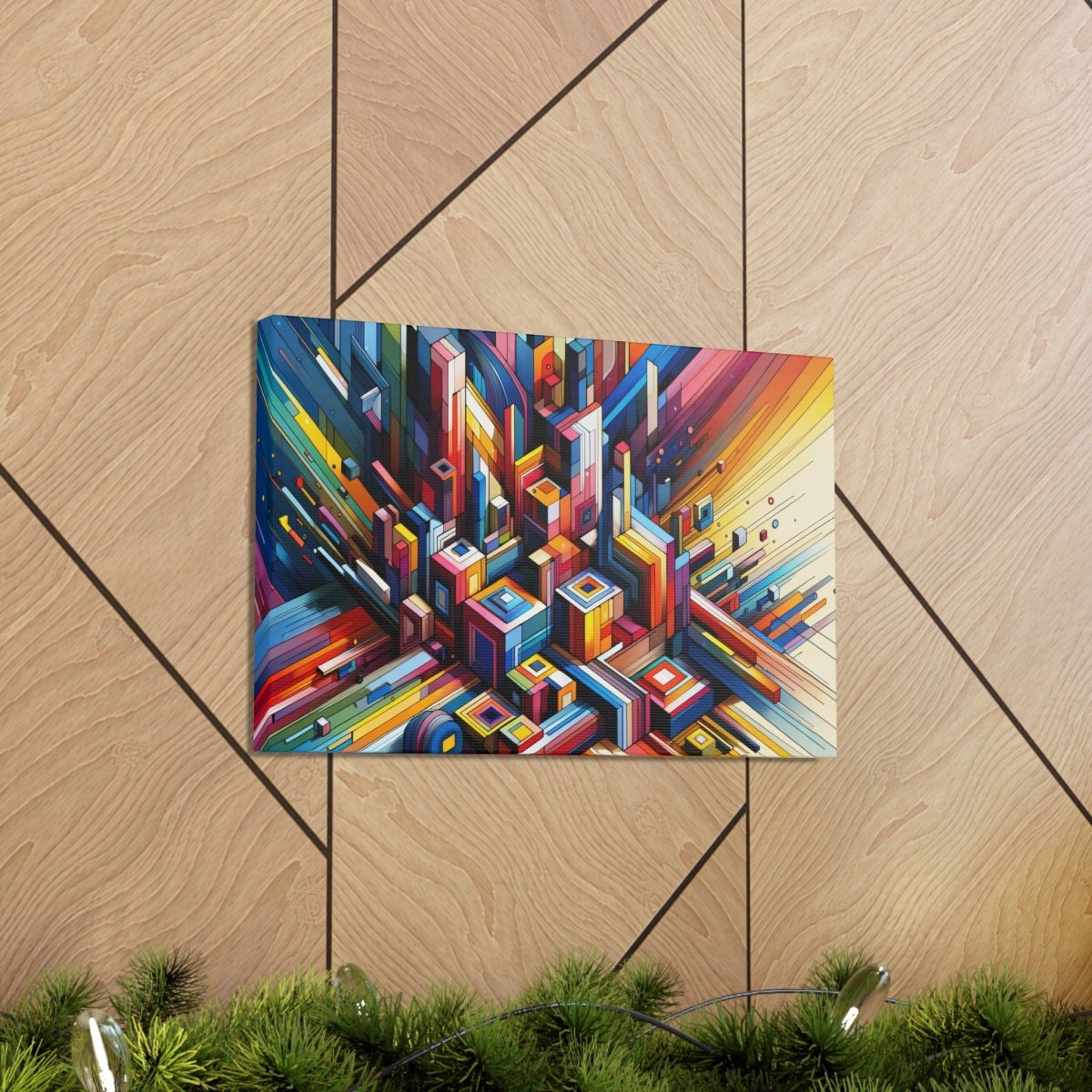 Chromatic Urban Maze - Abstract Wall Art - Neodigitalis Artimata