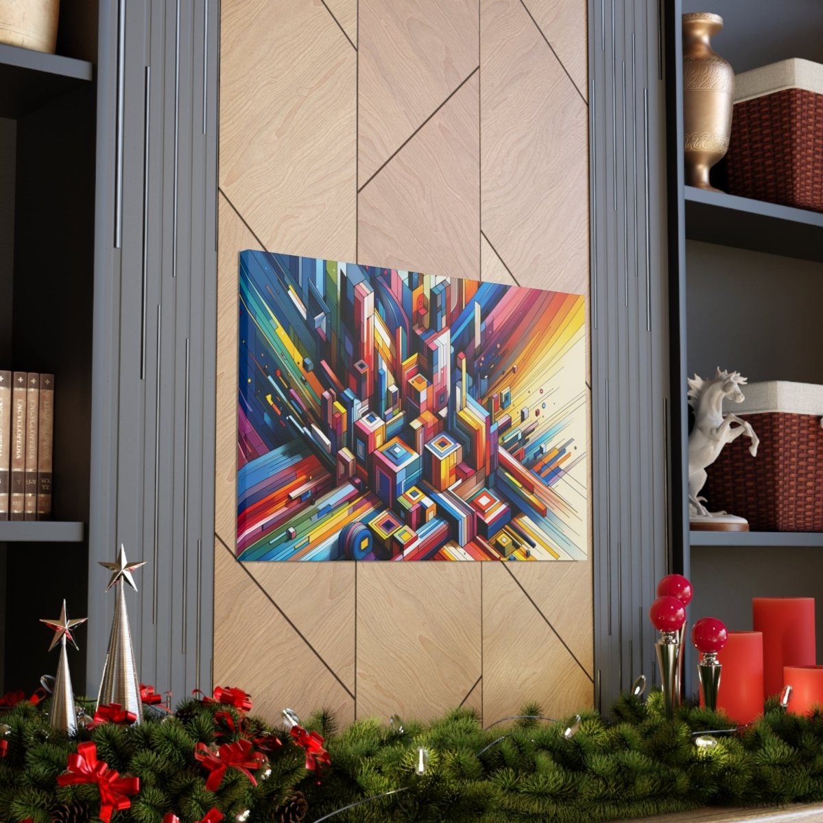 Chromatic Urban Maze - Abstract Wall Art - Neodigitalis Artimata