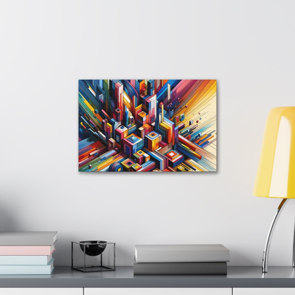 Chromatic Urban Maze - Abstract Wall Art - Neodigitalis Artimata