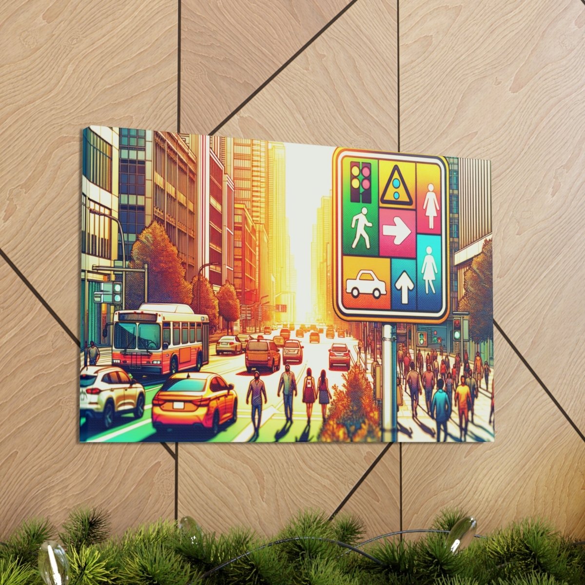 Chromatic Urban Pulse - Pop Wall Art - Neodigitalis Artimata