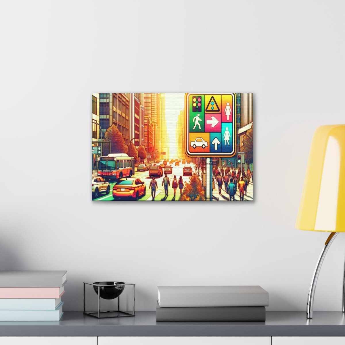 Chromatic Urban Pulse - Pop Wall Art - Neodigitalis Artimata