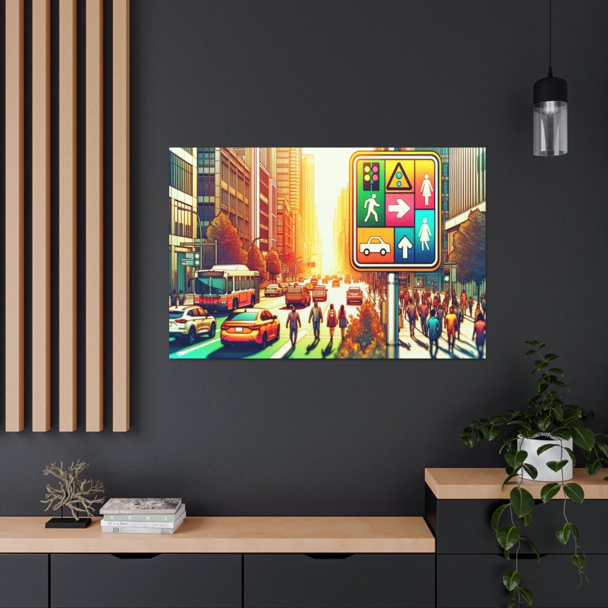 Chromatic Urban Pulse - Pop Wall Art - Neodigitalis Artimata