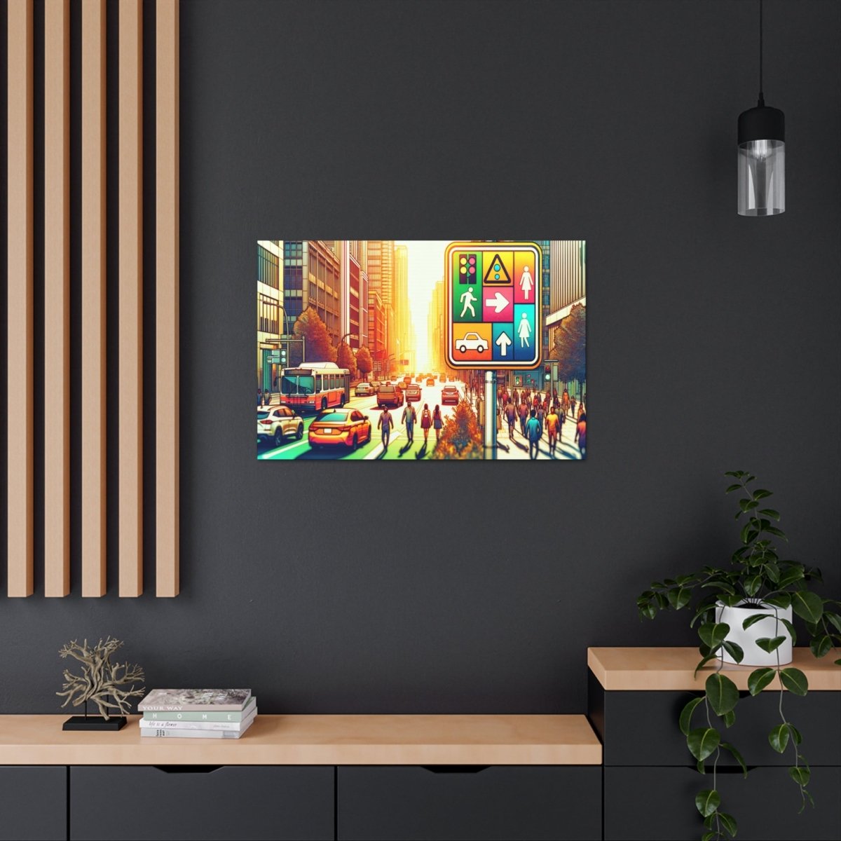 Chromatic Urban Pulse - Pop Wall Art - Neodigitalis Artimata