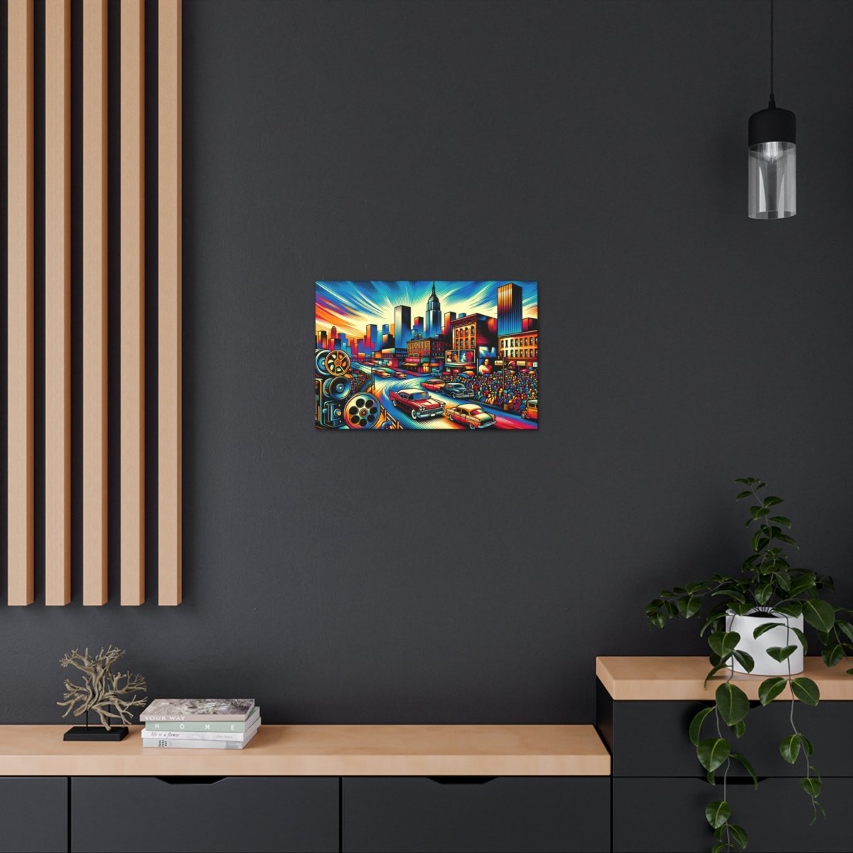 Cinematic Vibrance: Urban Reel - Pop Wall Art - Neodigitalis Artimata