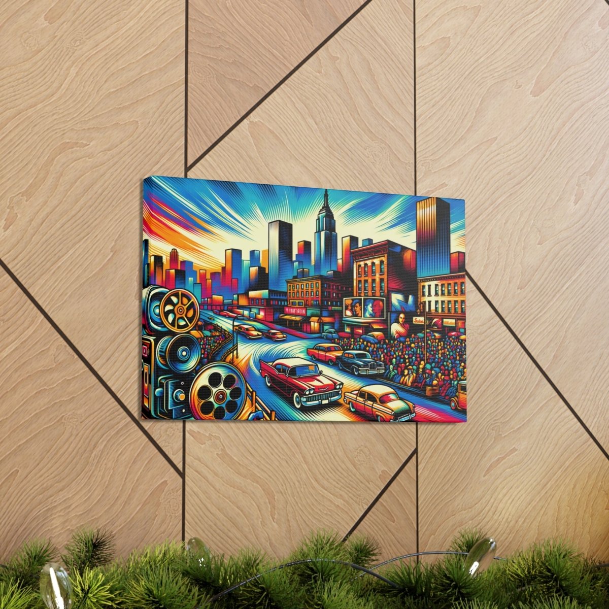 Cinematic Vibrance: Urban Reel - Pop Wall Art - Neodigitalis Artimata