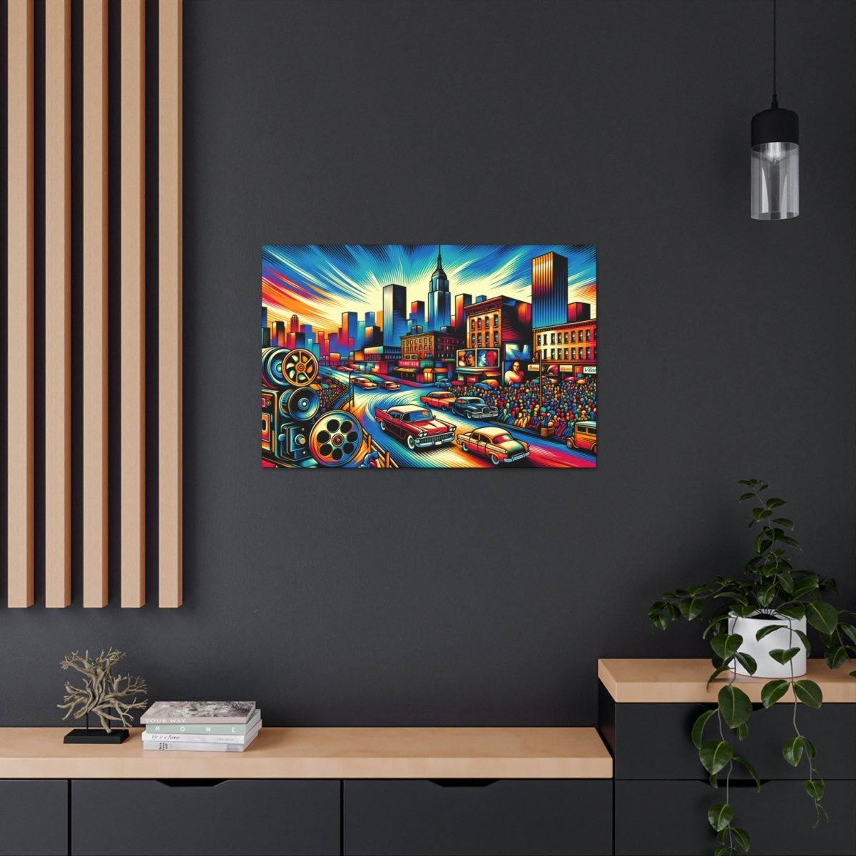 Cinematic Vibrance: Urban Reel - Pop Wall Art - Neodigitalis Artimata