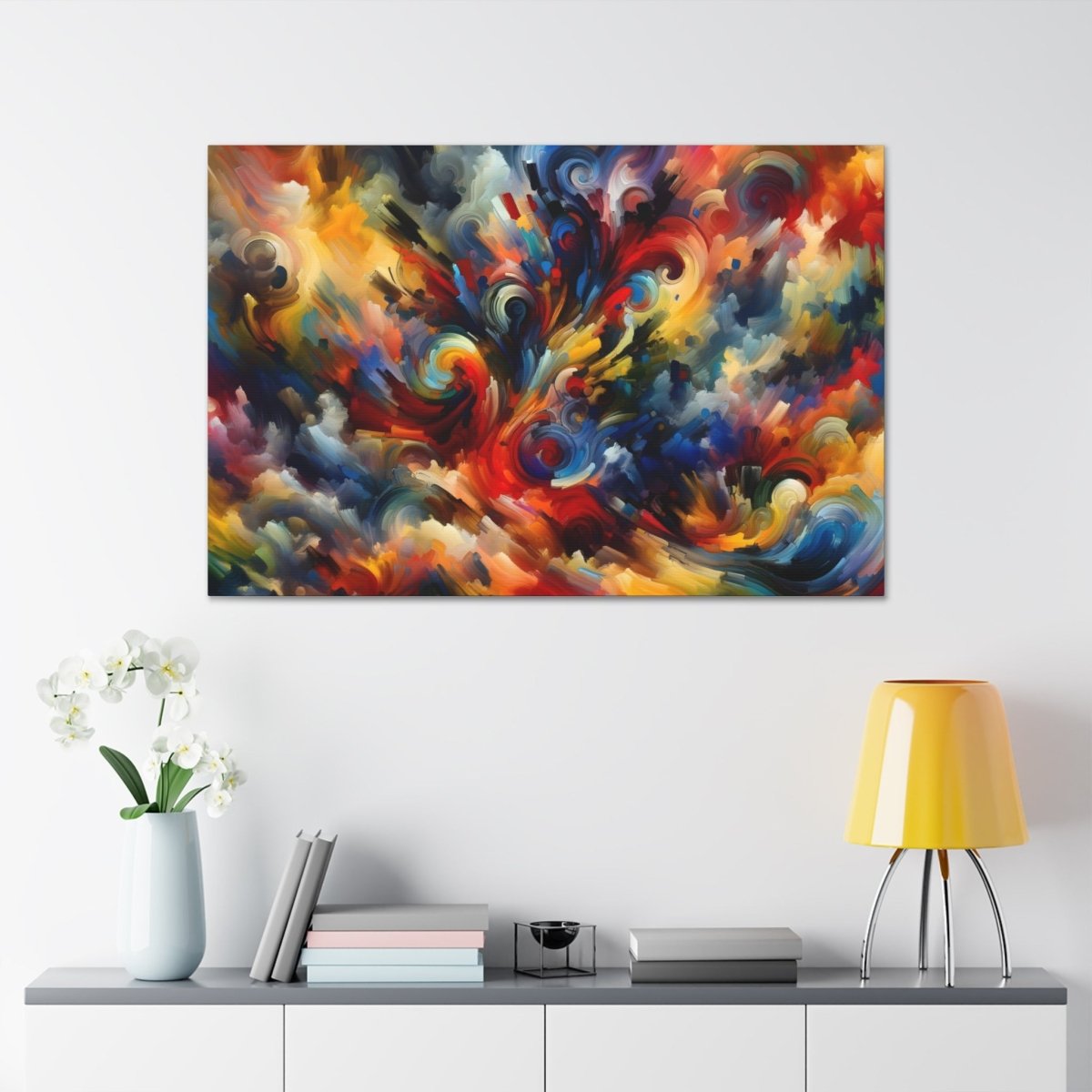 Color Rapture Canvas - Abstract Wall Art - Neodigitalis Artimata