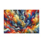 Contemplative Color Vortex Canvas - Abstract Wall Art - Neodigitalis Artimata