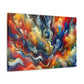 Contemplative Color Vortex Canvas - Abstract Wall Art - Neodigitalis Artimata